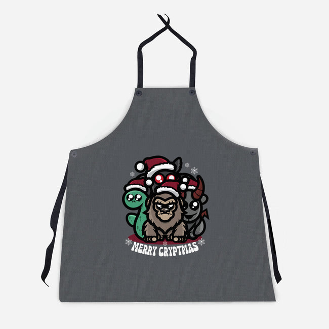 Merry Cryptmas-Unisex-Kitchen-Apron-jrberger