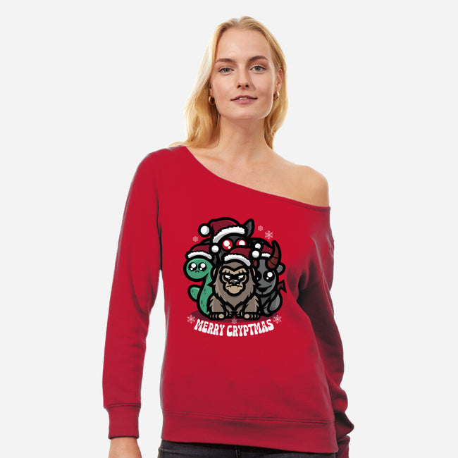 Merry Cryptmas-Womens-Off Shoulder-Sweatshirt-jrberger