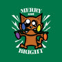 Merry And Bright Cat-Unisex-Kitchen-Apron-jrberger