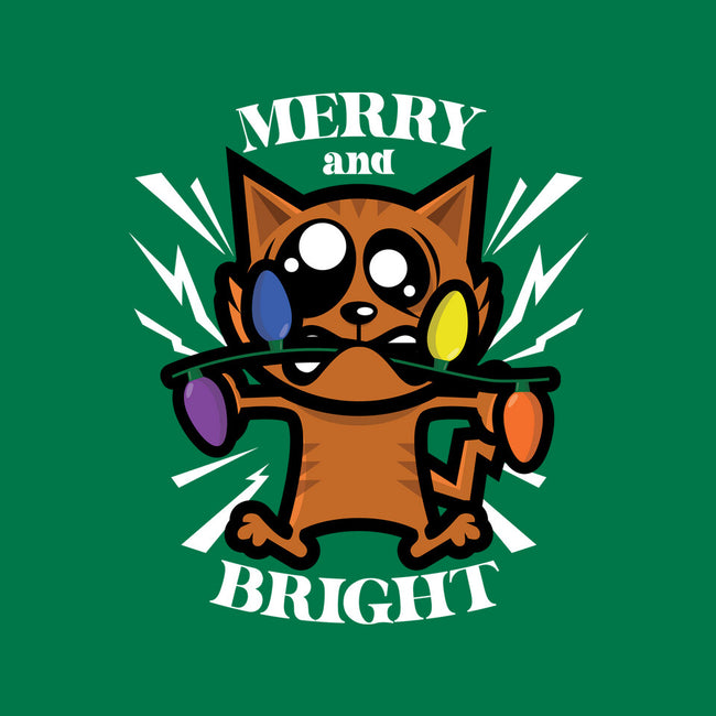 Merry And Bright Cat-Mens-Heavyweight-Tee-jrberger