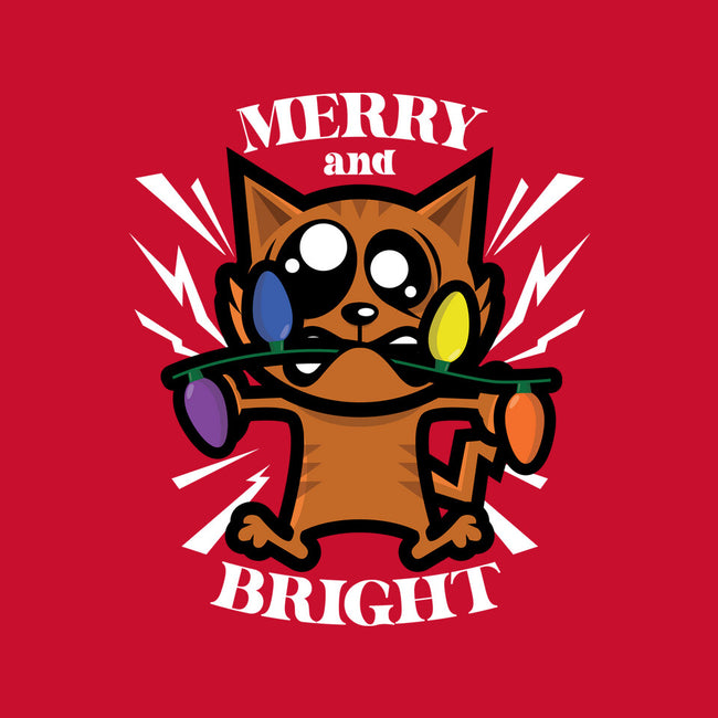 Merry And Bright Cat-Mens-Basic-Tee-jrberger