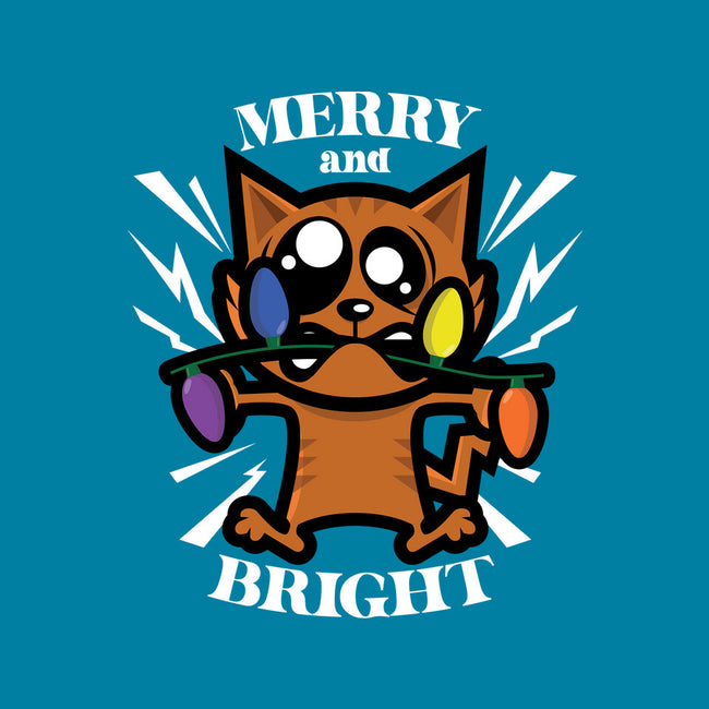 Merry And Bright Cat-None-Drawstring-Bag-jrberger