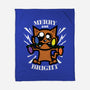 Merry And Bright Cat-None-Fleece-Blanket-jrberger