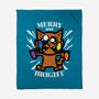 Merry And Bright Cat-None-Fleece-Blanket-jrberger