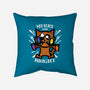 Merry And Bright Cat-None-Removable Cover w Insert-Throw Pillow-jrberger