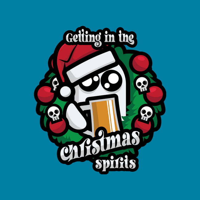 Getting In The Christmas Spirits-Unisex-Basic-Tee-jrberger