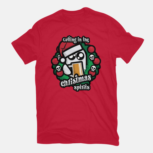 Getting In The Christmas Spirits-Mens-Premium-Tee-jrberger