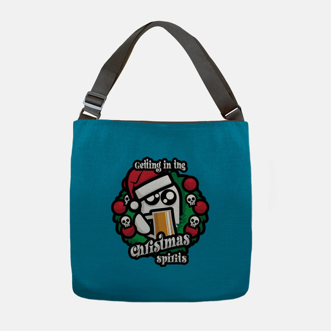 Getting In The Christmas Spirits-None-Adjustable Tote-Bag-jrberger