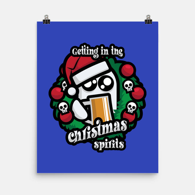 Getting In The Christmas Spirits-None-Matte-Poster-jrberger