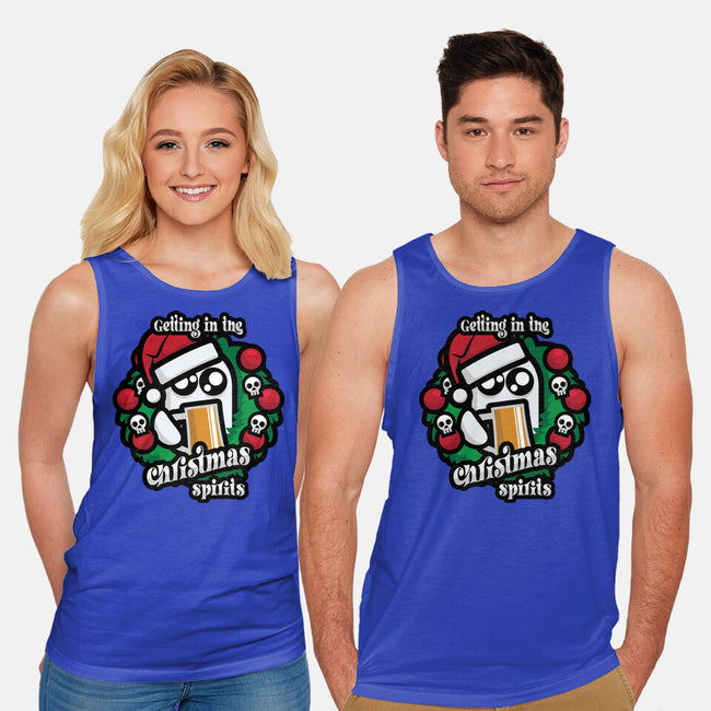 Getting In The Christmas Spirits-Unisex-Basic-Tank-jrberger