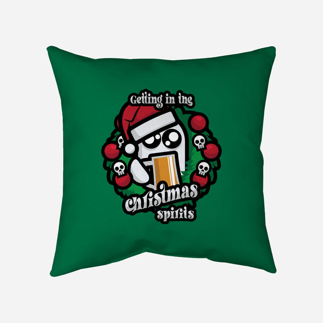 Getting In The Christmas Spirits-None-Removable Cover w Insert-Throw Pillow-jrberger