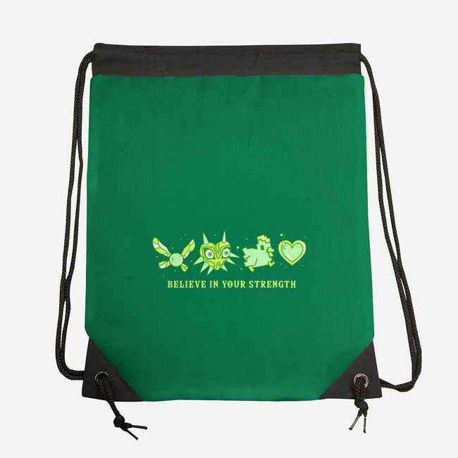 Believe In Your Strength-None-Drawstring-Bag-yumie