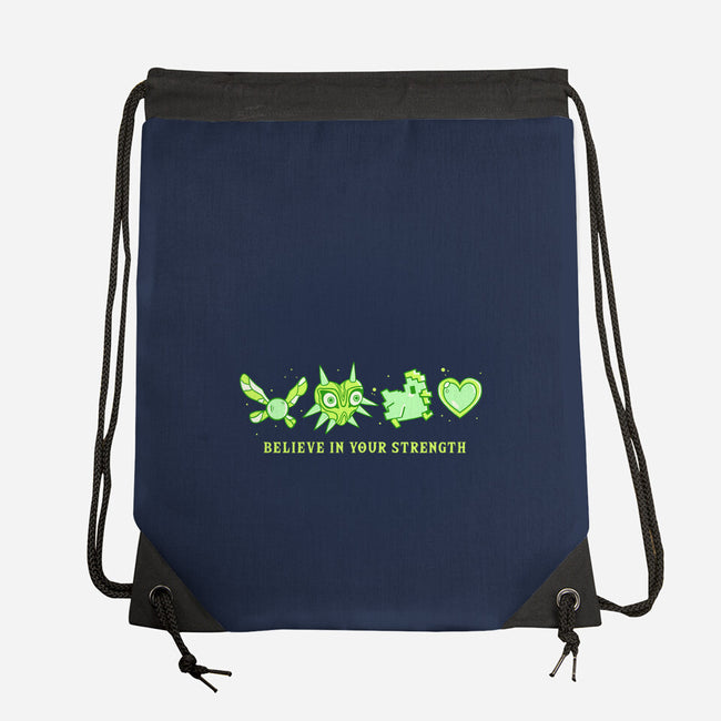 Believe In Your Strength-None-Drawstring-Bag-yumie