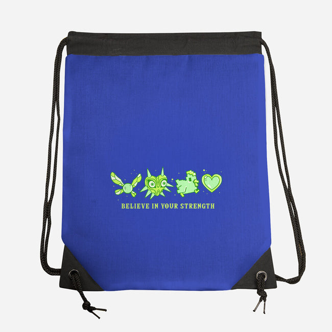 Believe In Your Strength-None-Drawstring-Bag-yumie