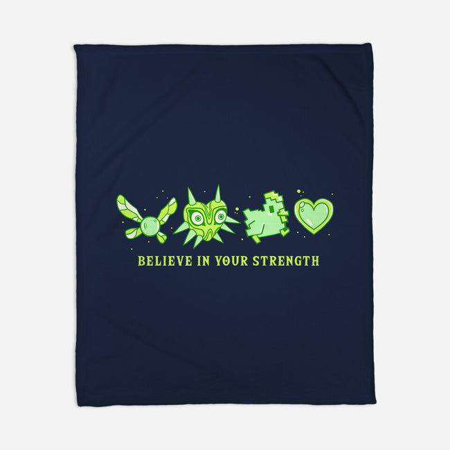 Believe In Your Strength-None-Fleece-Blanket-yumie