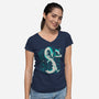 Dragon Year-Womens-V-Neck-Tee-yumie