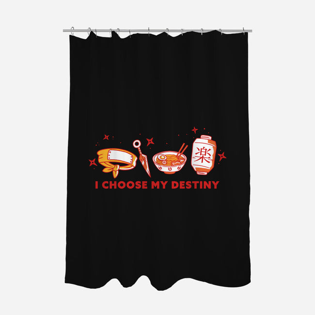 Choose My Destiny-None-Polyester-Shower Curtain-yumie