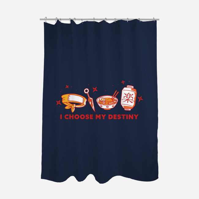 Choose My Destiny-None-Polyester-Shower Curtain-yumie