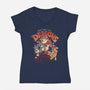 Don't Fight-Womens-V-Neck-Tee-yumie