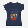 Wars Are Bad For Kittens-Womens-V-Neck-Tee-worlddominationforcats