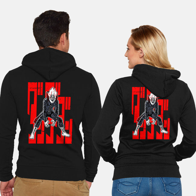 Occult Hero-Unisex-Zip-Up-Sweatshirt-Andriu