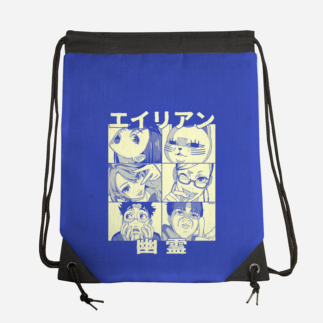Aliens Ghosts-None-Drawstring-Bag-Andriu