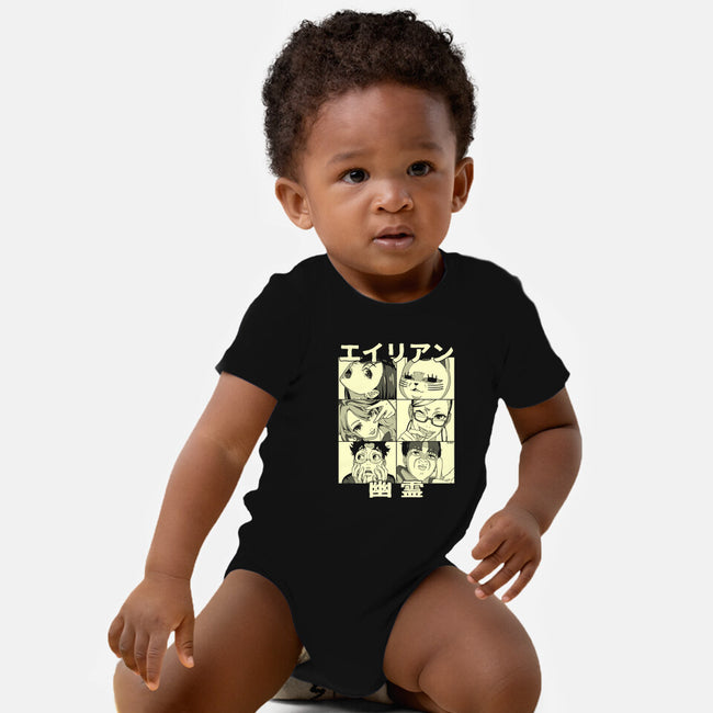 Aliens Ghosts-Baby-Basic-Onesie-Andriu