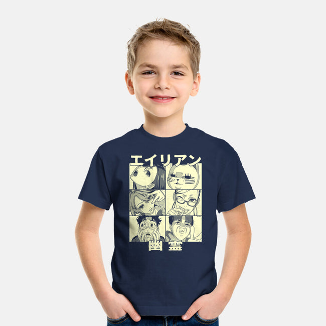 Aliens Ghosts-Youth-Basic-Tee-Andriu