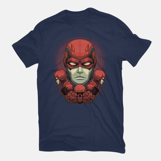 Crimson Devil-Unisex-Basic-Tee-Astrobot Invention