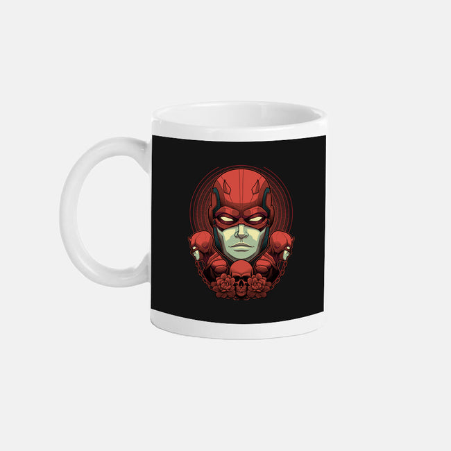 Crimson Devil-None-Mug-Drinkware-Astrobot Invention