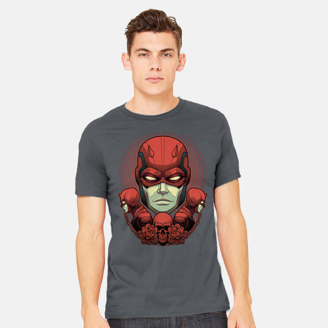 Crimson Devil-Mens-Heavyweight-Tee-Astrobot Invention