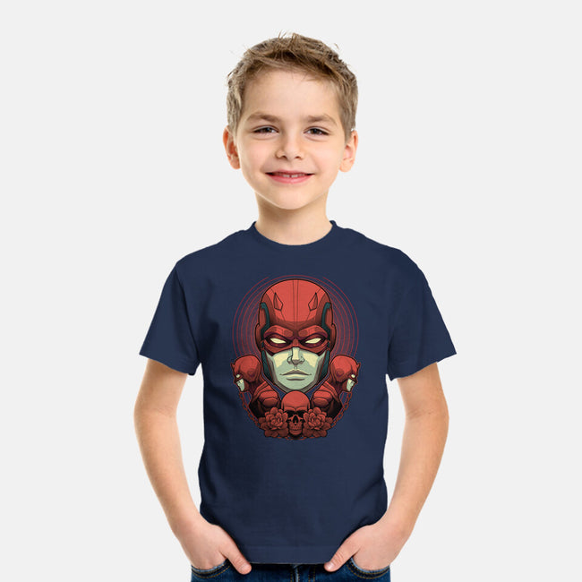 Crimson Devil-Youth-Basic-Tee-Astrobot Invention