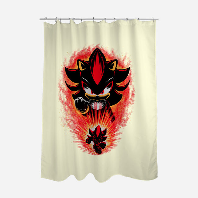 Shadow Of Chaos-None-Polyester-Shower Curtain-rmatix