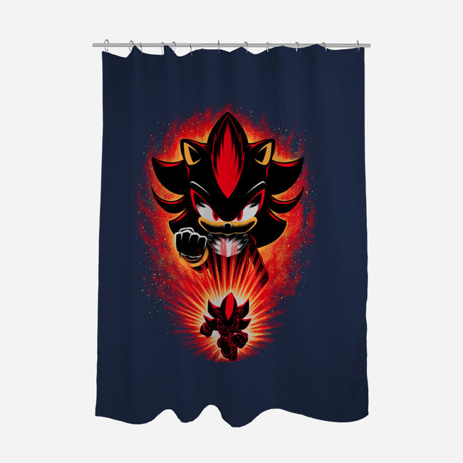 Shadow Of Chaos-None-Polyester-Shower Curtain-rmatix