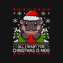 All I want For Christmas Is Moo-None-Drawstring-Bag-Vallina84