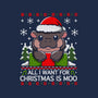 All I want For Christmas Is Moo-Unisex-Pullover-Sweatshirt-Vallina84