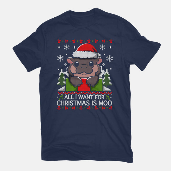 All I want For Christmas Is Moo-Youth-Basic-Tee-Vallina84