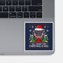 All I want For Christmas Is Moo-None-Glossy-Sticker-Vallina84