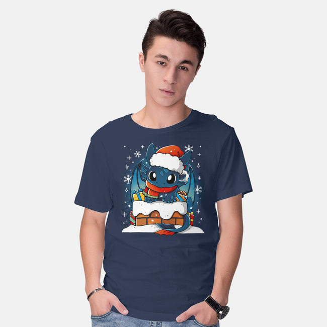 Dragon Santa Claus-Mens-Basic-Tee-Vallina84