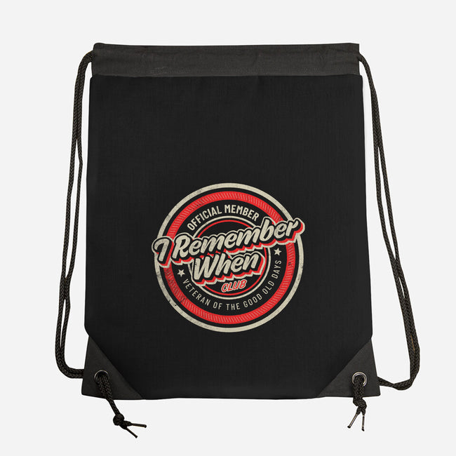 I Remember When-None-Drawstring-Bag-Herk Up Tees