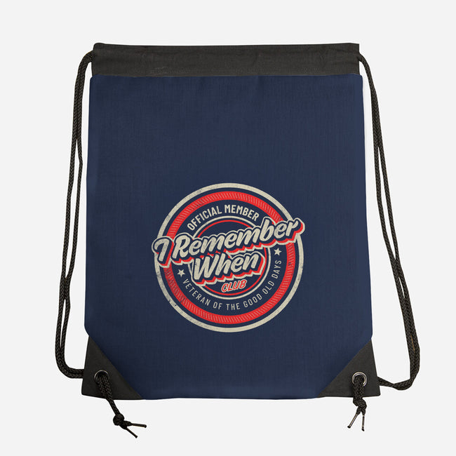 I Remember When-None-Drawstring-Bag-Herk Up Tees