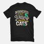 Introverted But Willing To Discuss Cats-Mens-Heavyweight-Tee-Herk Up Tees