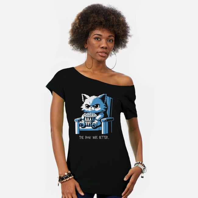 Sorry The Book Was Better-Womens-Off Shoulder-Tee-Herk Up Tees