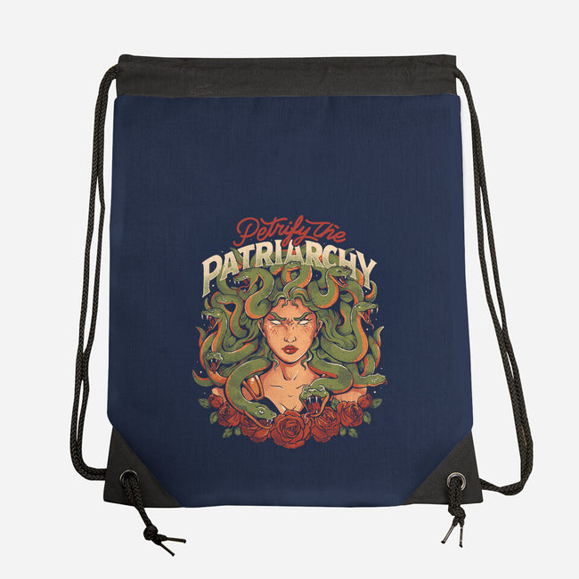 Petrify The Patriarchy-None-Drawstring-Bag-eduely