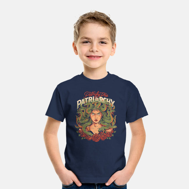 Petrify The Patriarchy-Youth-Basic-Tee-eduely