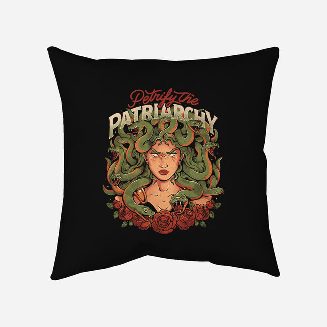 Petrify The Patriarchy-None-Removable Cover w Insert-Throw Pillow-eduely