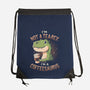 Coffeesaurus-None-Drawstring-Bag-koalastudio