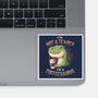 Coffeesaurus-None-Glossy-Sticker-koalastudio