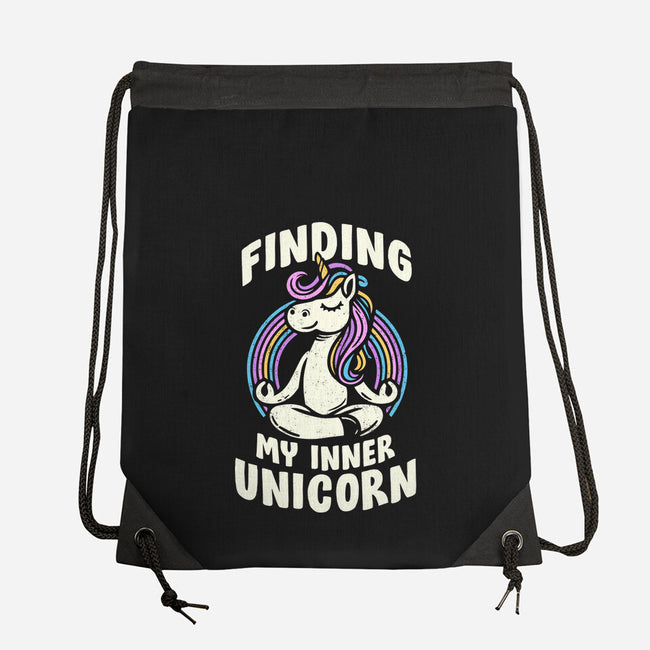 Finding My Inner Unicorn-None-Drawstring-Bag-koalastudio