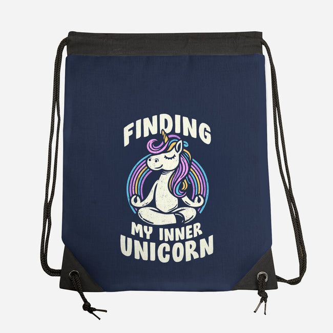 Finding My Inner Unicorn-None-Drawstring-Bag-koalastudio